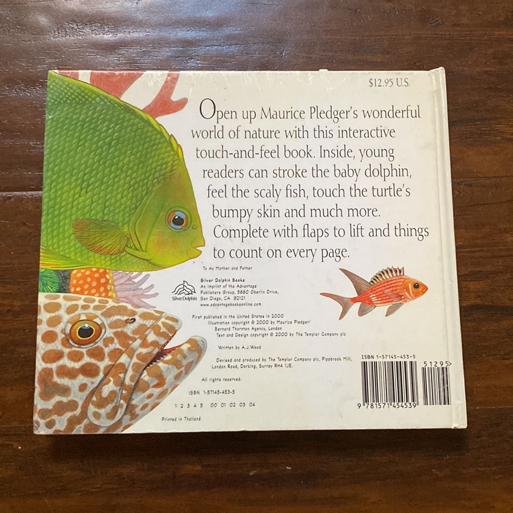 5/$10 Kids Picture Book | In the Ocean A Touch-and-Feel Adventure - Picture 2 of 4